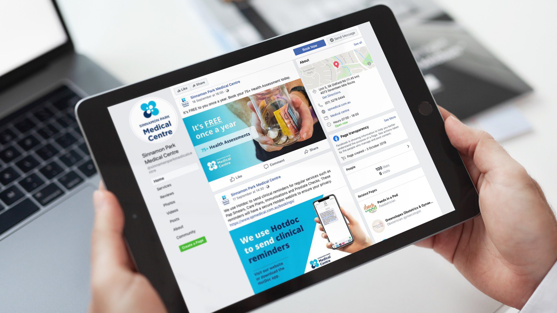 Social media - Sinnamon Park Medical